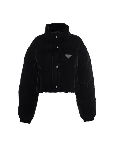 schwarze prada jacke|prada puffer jackets.